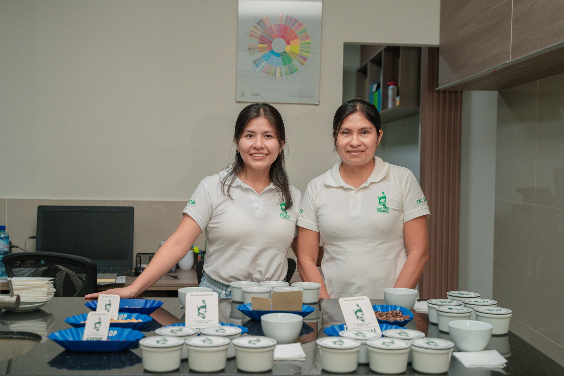 Equipo técnico acompañando a productores en campo
